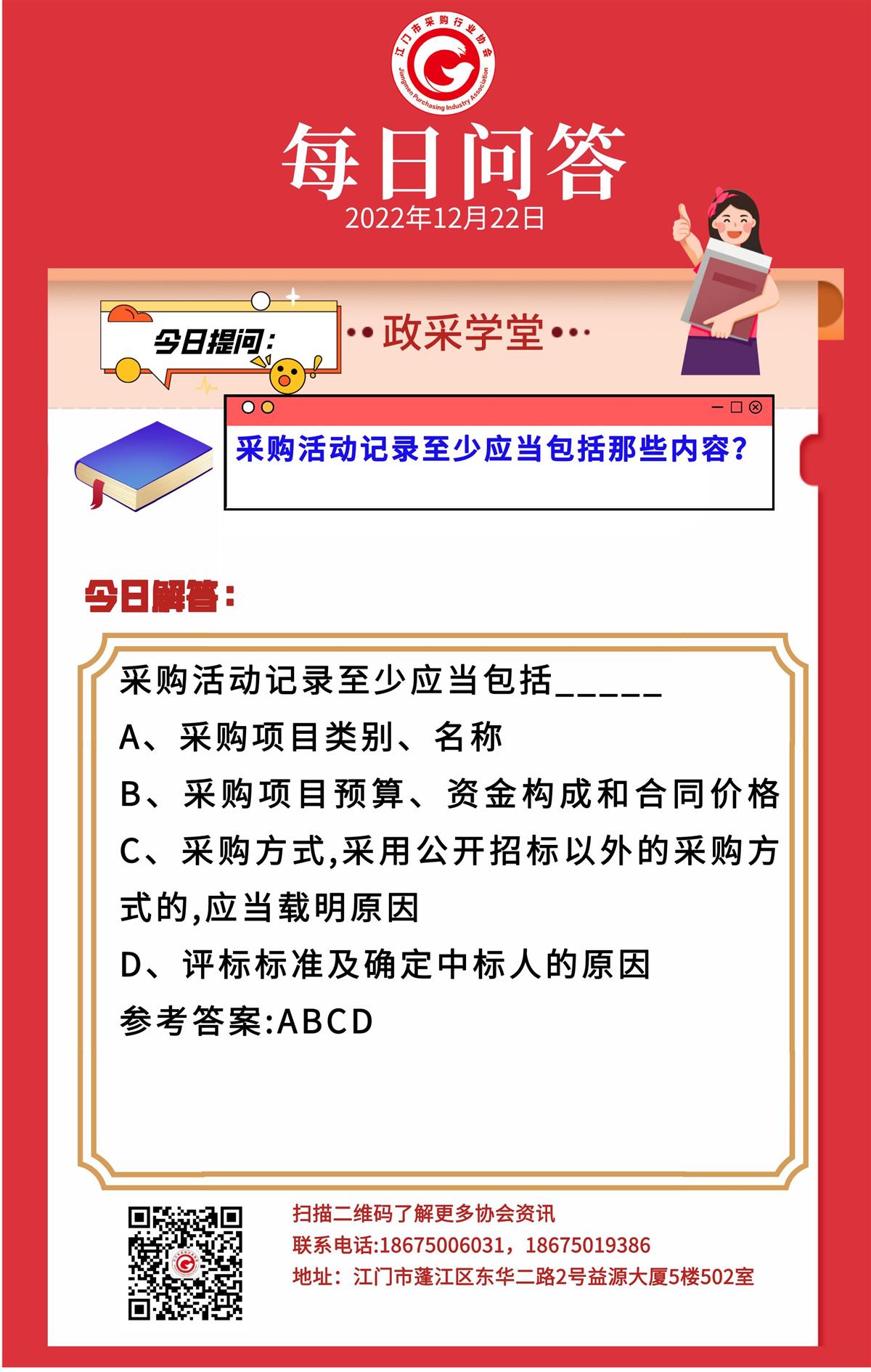 【政采学堂】采购活动记录到少应当包括那些内容？