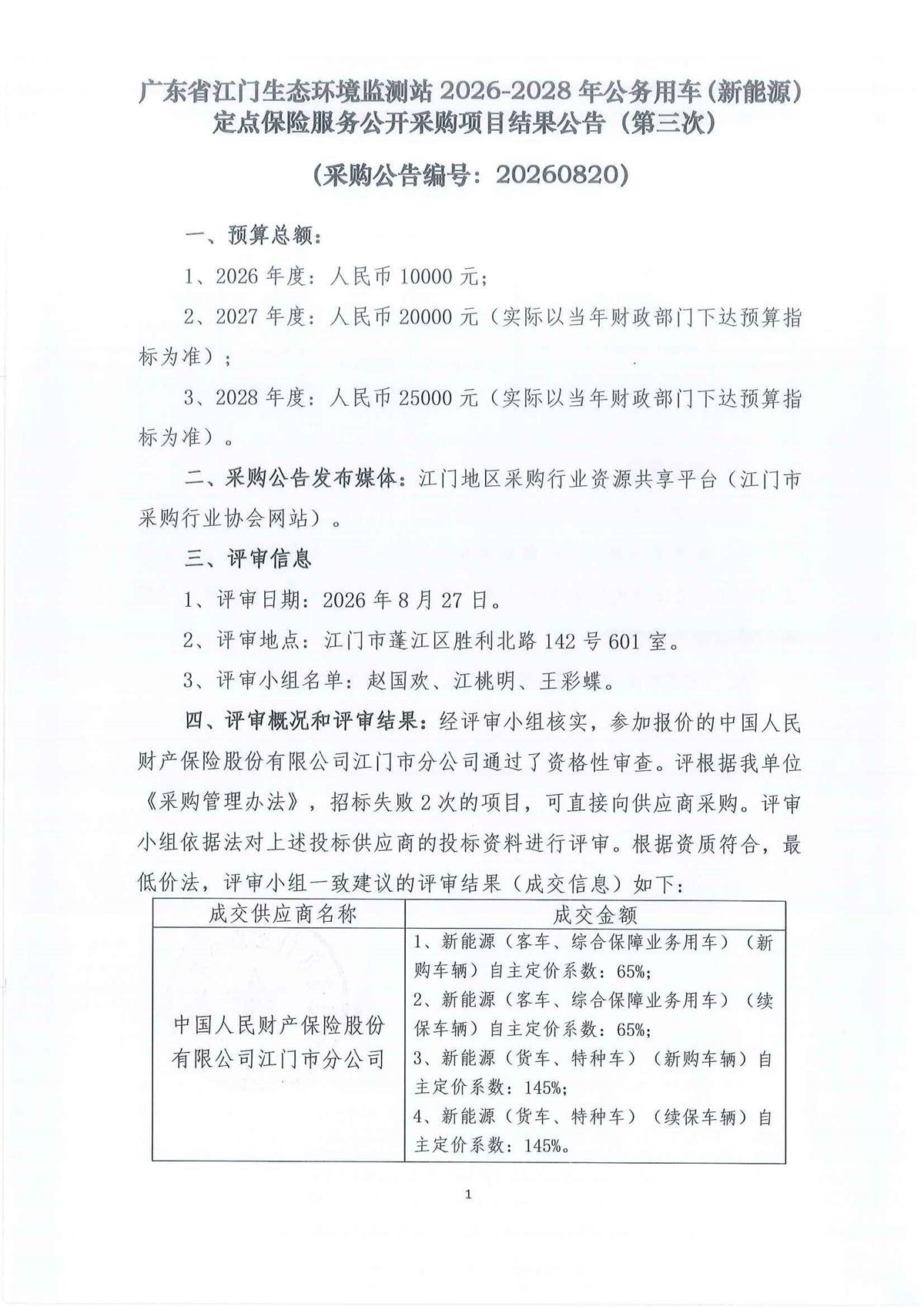 8-1、广东省江门生态环境监测站2026-2028年公务用车（新能源）定点保险服务项目公开采购结果公告（编号：20260820）_页面_1_页面_1.jpg